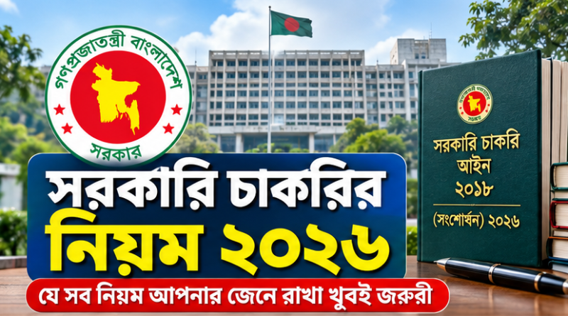 সরকারি চাকরির নিয়ম ২০২৬